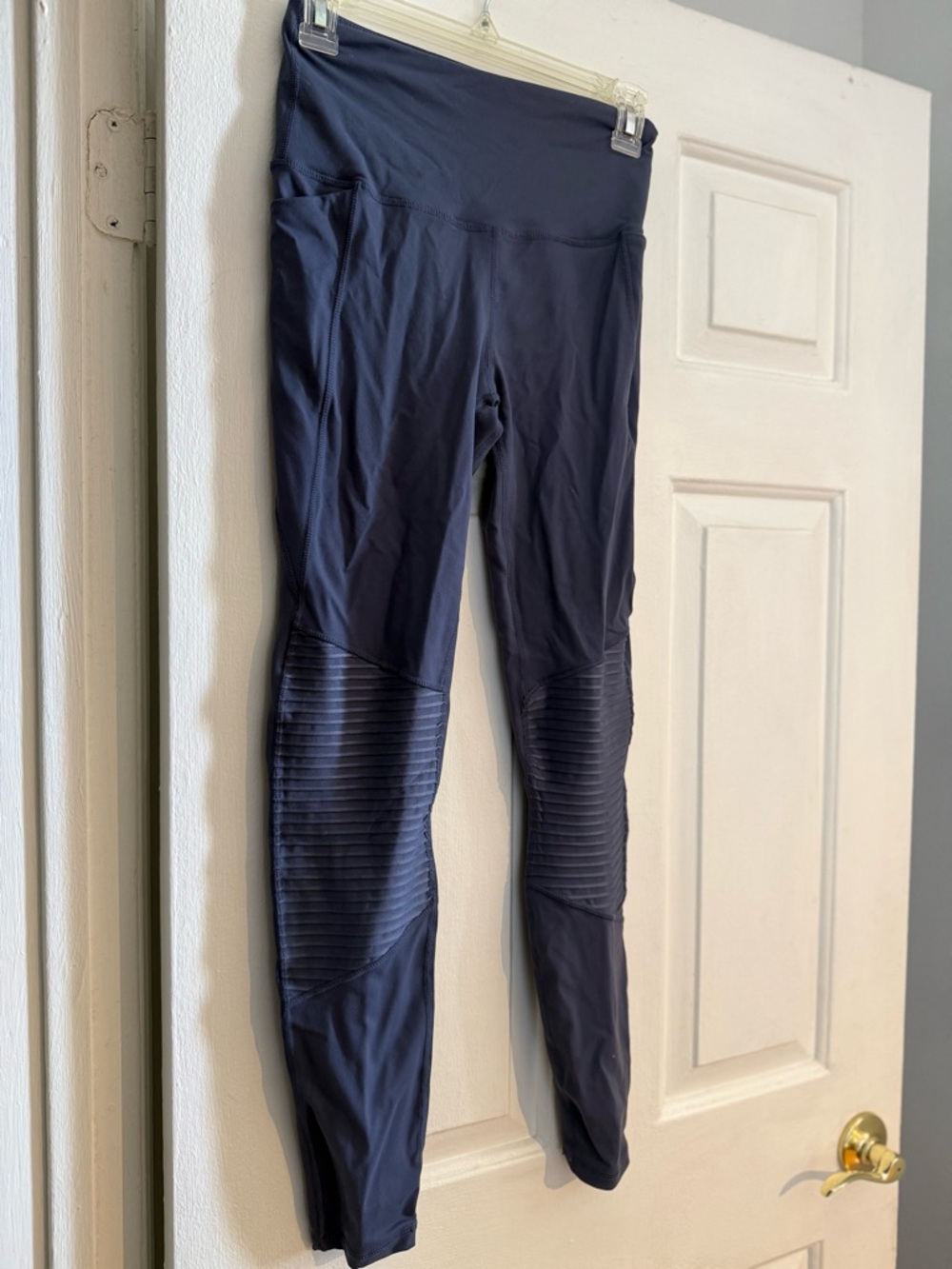Senita Athletics Navy High-Waist Performance Leggings
